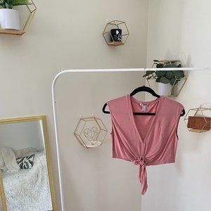 Pink Crop Top